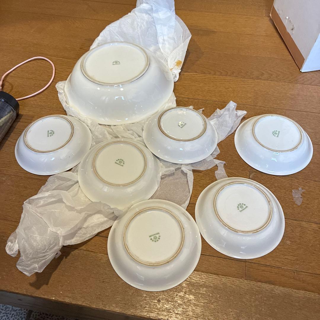 アンティーク　オールド陶東　東洋陶器會社 戦前 OCW印 ボウル　鉢　ラスター彩