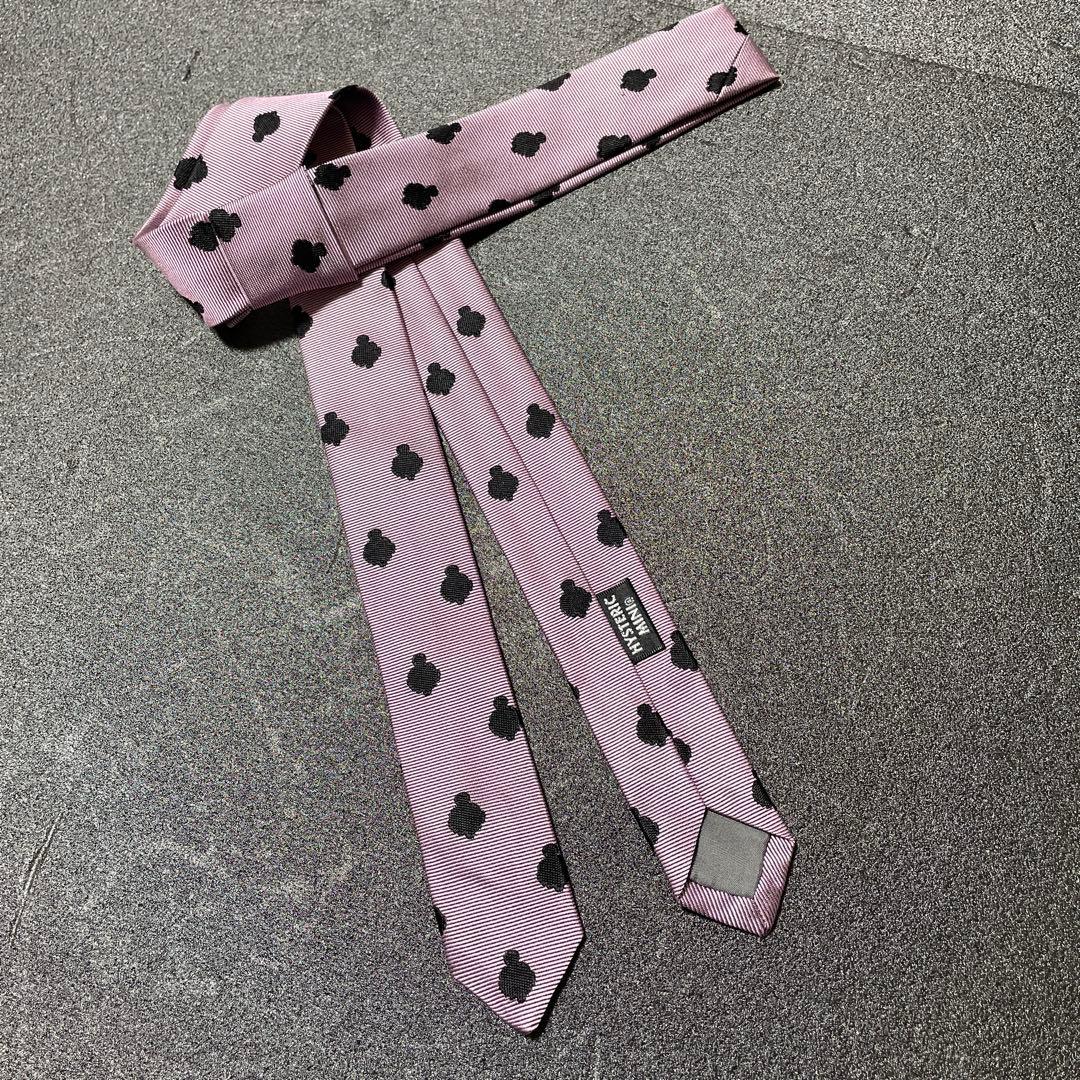 新品タグ付★ヒステリックミニ★素敵なピンク系のネクタイ★FREE