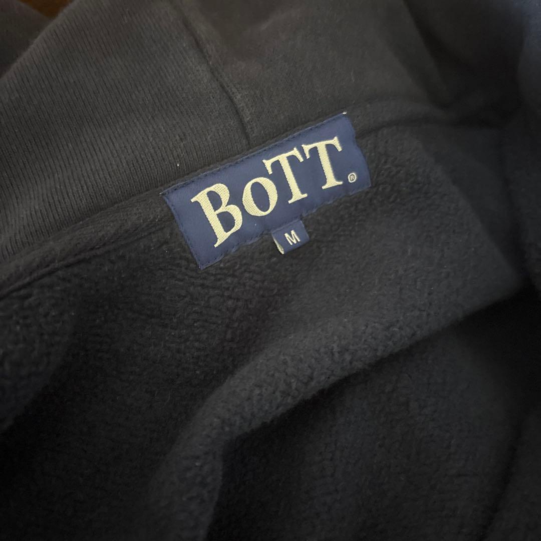 BoTT ネイビー ジップアップパーカー M