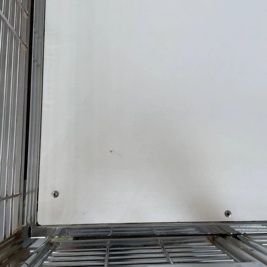 中折れ式ワゴン アイボリー 店舗用品　陳列什器　セールワゴン