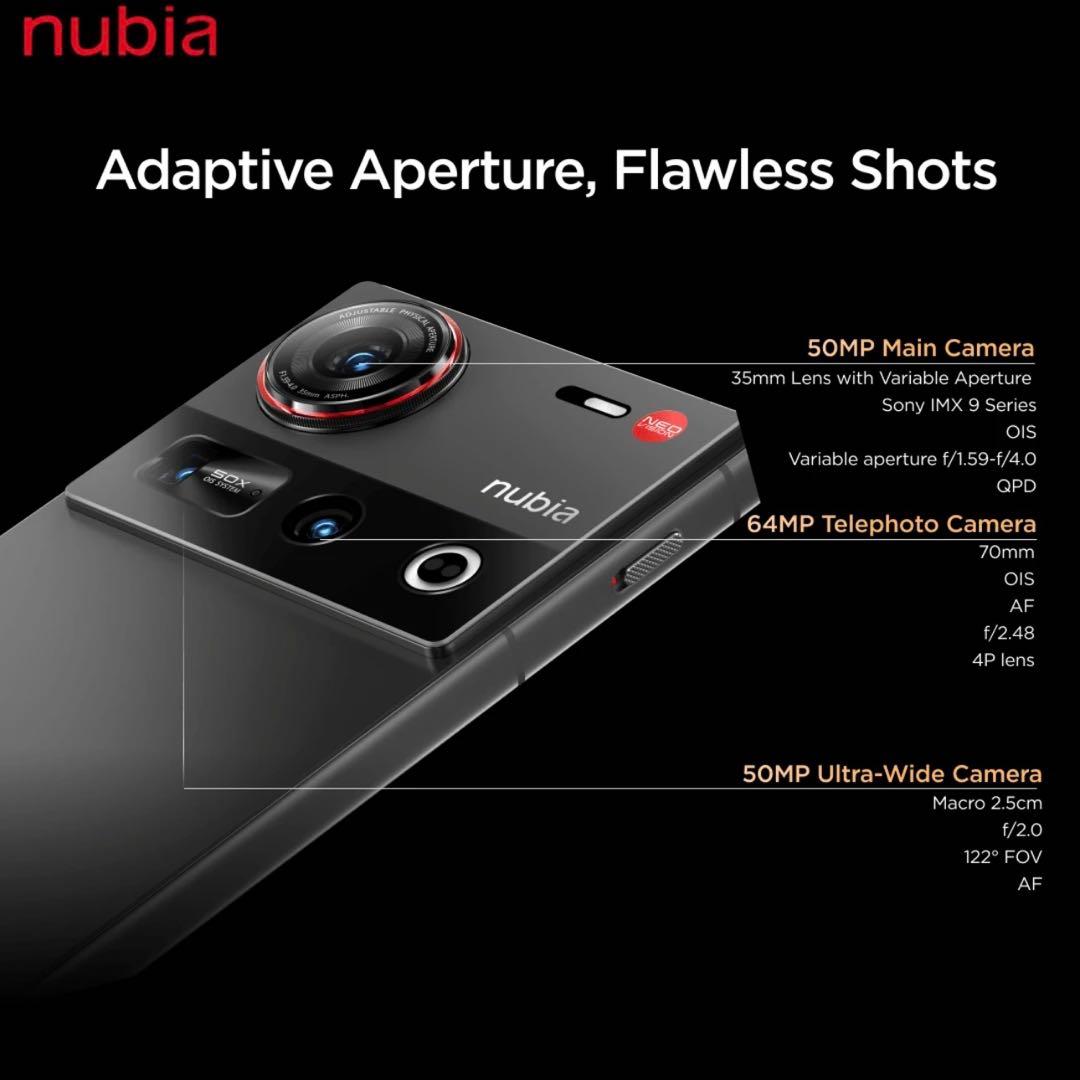 スマートフォン本体 nubia Z70 Ultra 12GB + 256GB Yellow