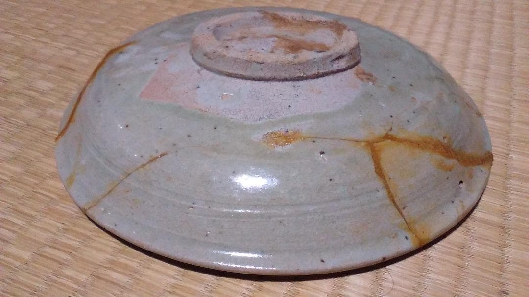 古唐津　絵唐津　大皿　発掘　呼継　径23.8cm