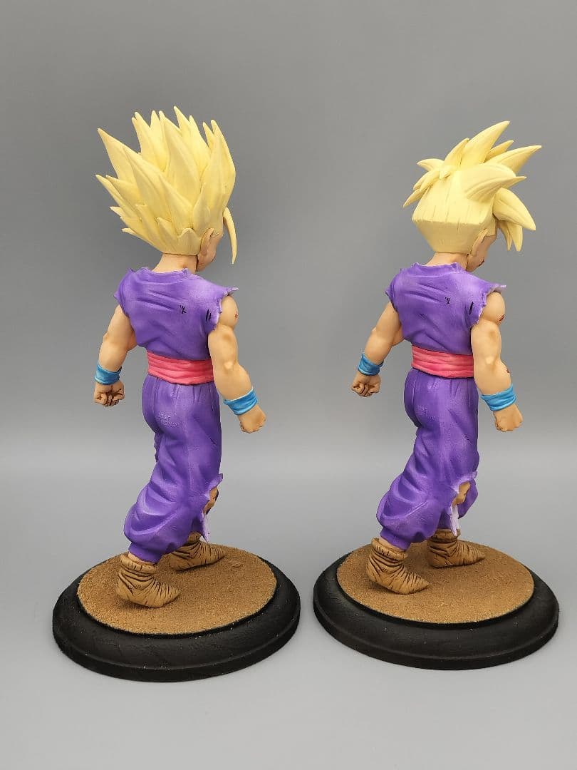 悟飯 2体セットリペイント 一品物 ★ドラゴンボール 出陣 フィギュア