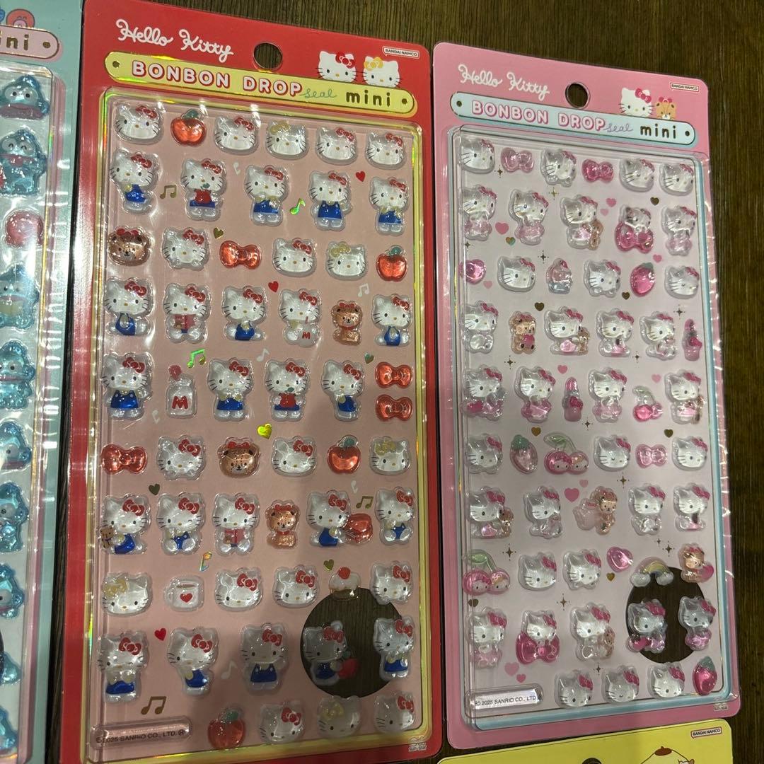国内正規品　ボンボンドロップシール　サンリオ　ディズニー　11枚セット