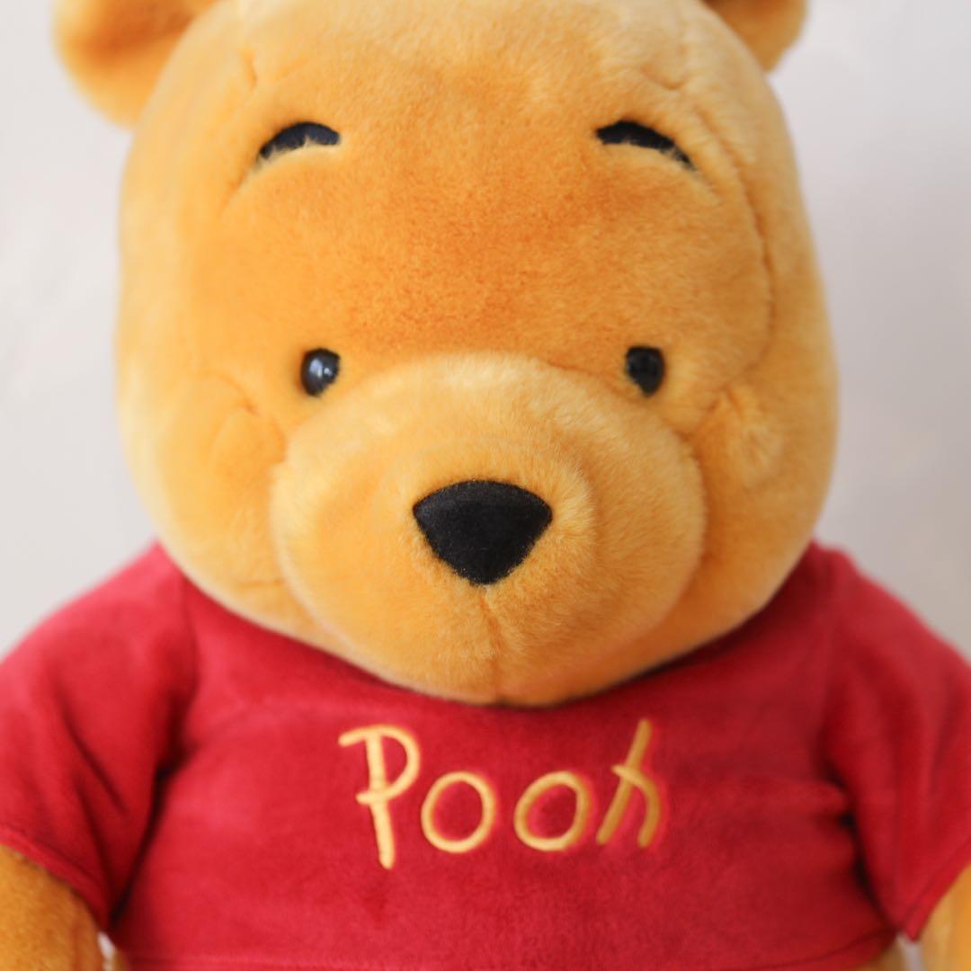 【希少・廃盤品】ディズニーエクスクルーシブ プーさん 特大ぬいぐるみ 50cm