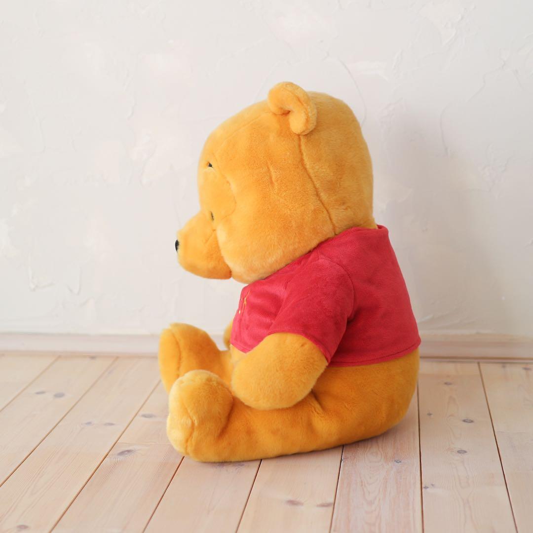 【希少・廃盤品】ディズニーエクスクルーシブ プーさん 特大ぬいぐるみ 50cm