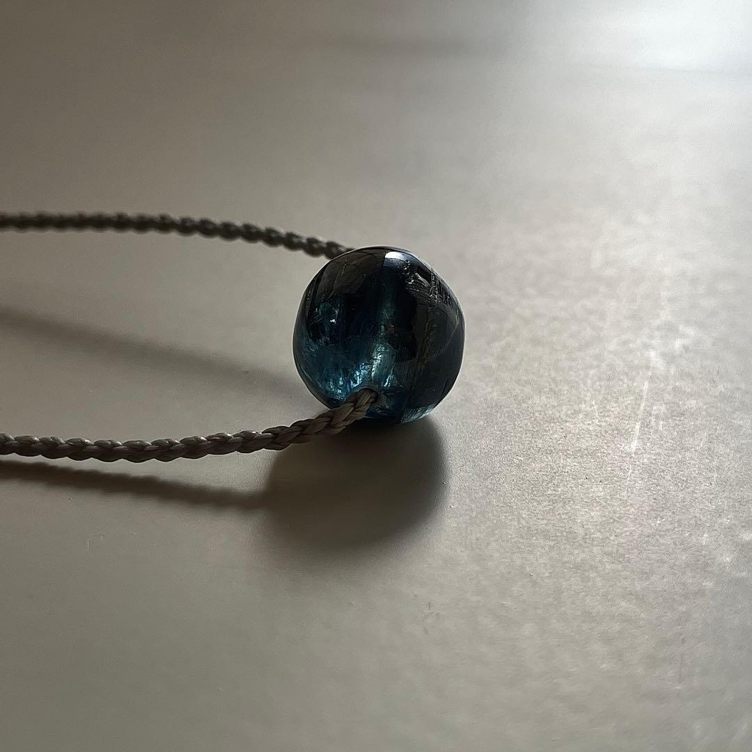 カイヤナイト ネパール産 ＊ マクラメネックレス 10