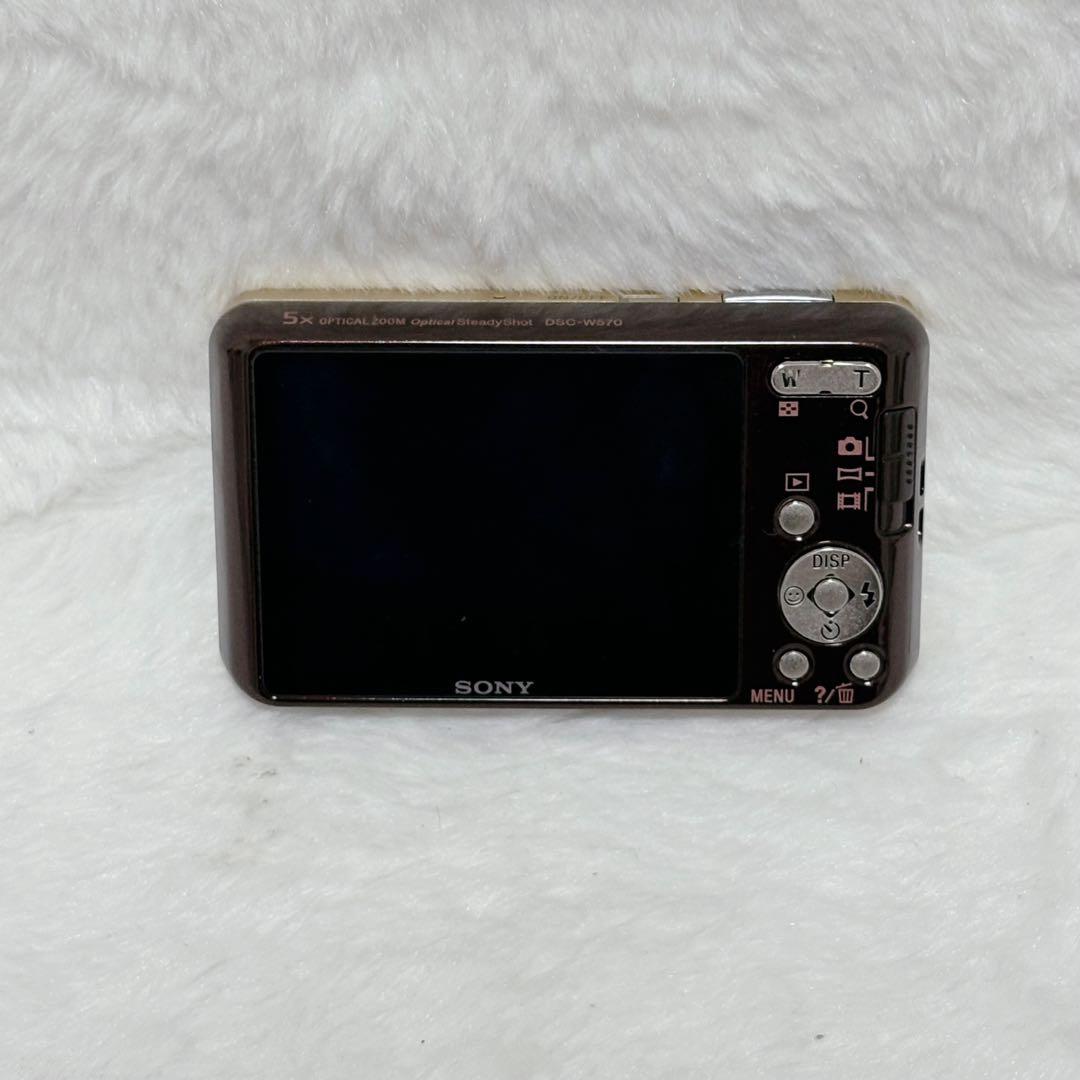 【外観極美品】SONY Cyber-shot DSC-W570 ゴールド