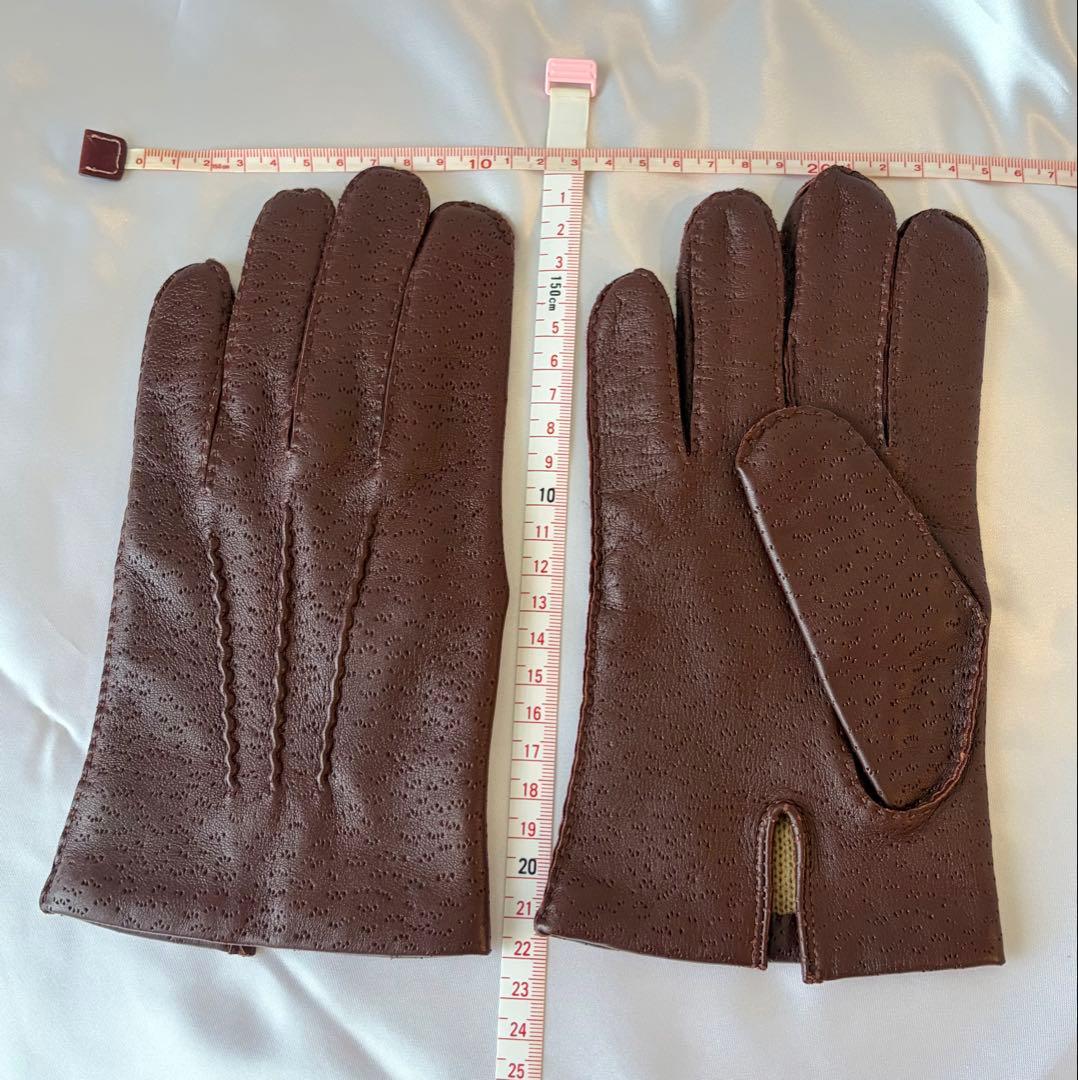 DENTS ブラウン手袋 サイズS