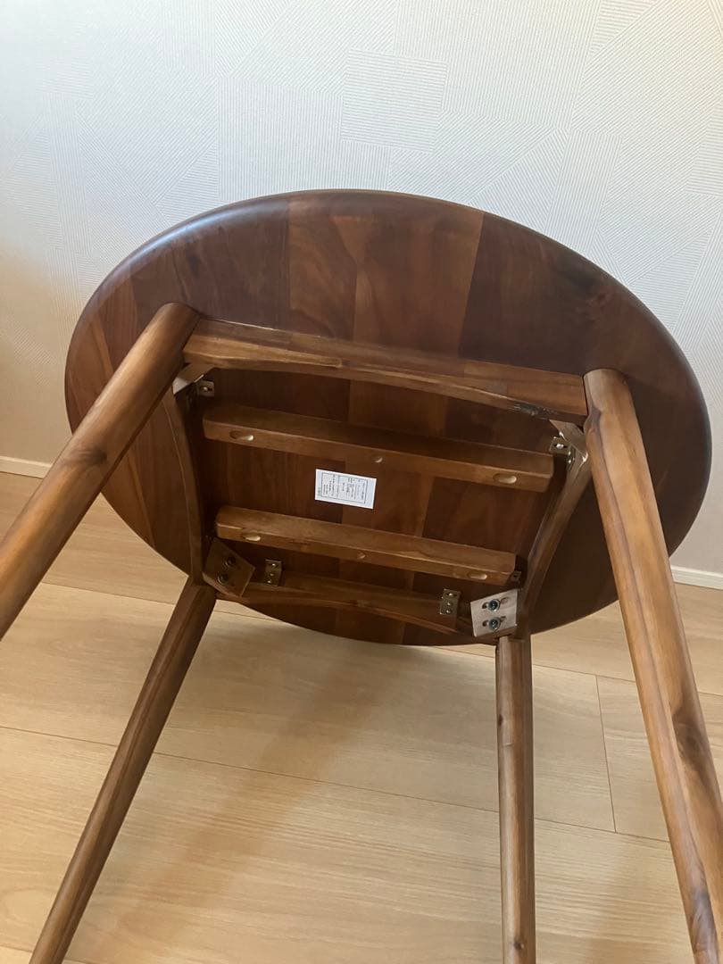 ダイニングラウンドテーブル シネマ2 ウォールナット材