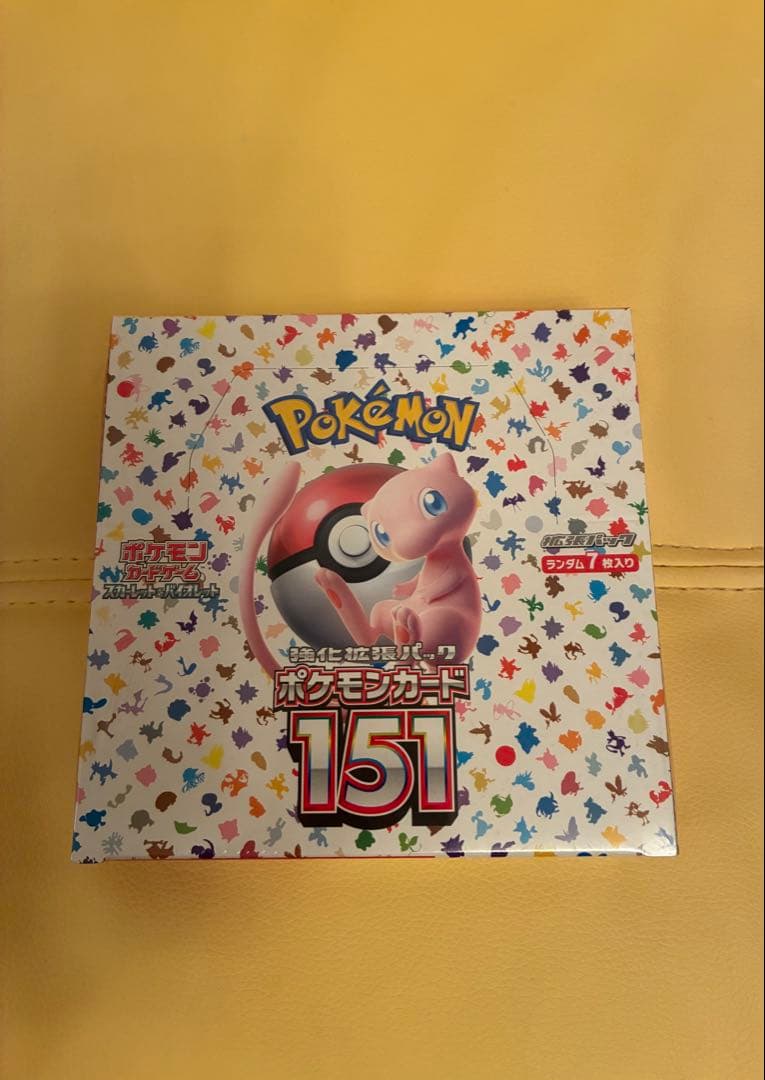 【シュリンク付き】ポケモンカード151 BOX