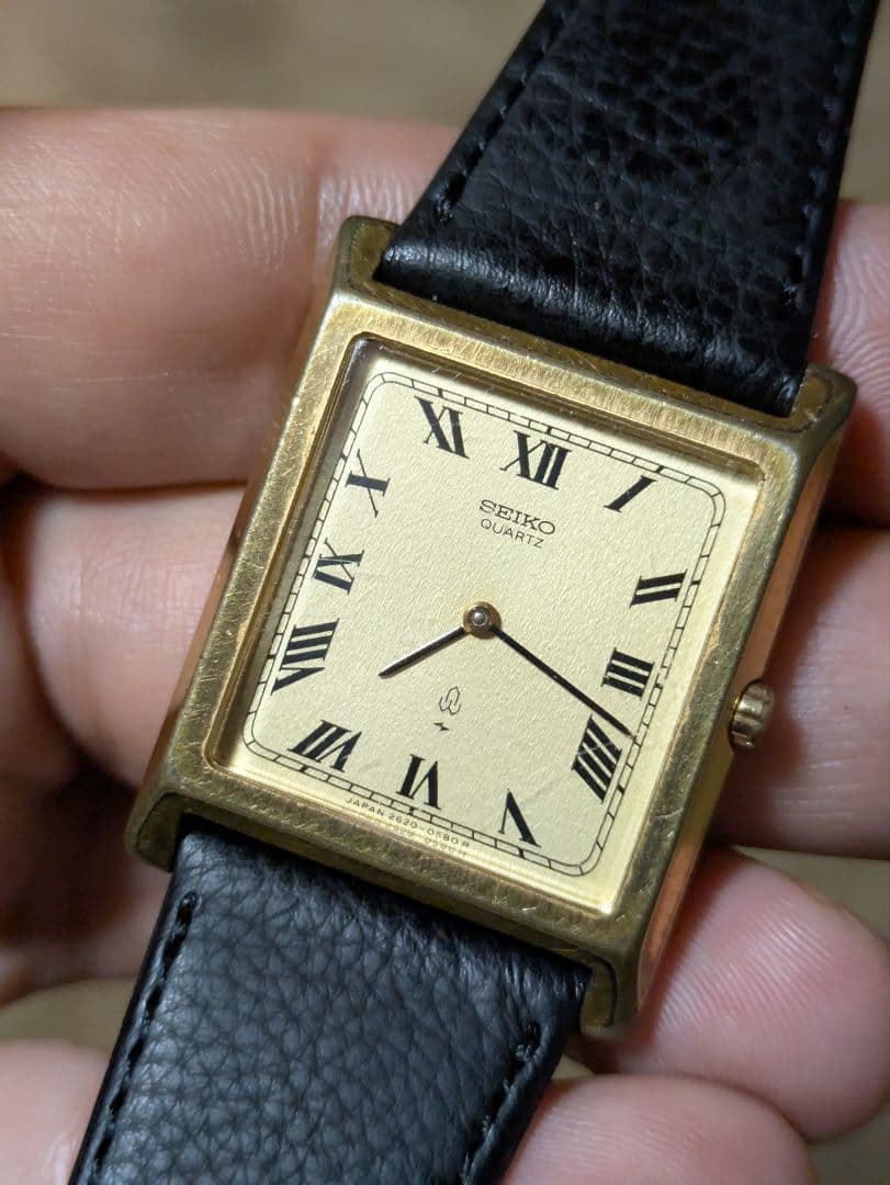 SEIKO シャリオ タンク 稼働 2620-5150 セイコーQZヴィンテージ