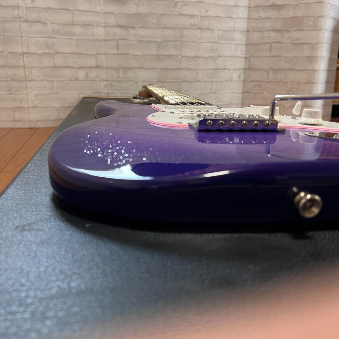 GYPSY ROSE ストラトタイプ エレキギター　パープル　紫　女子