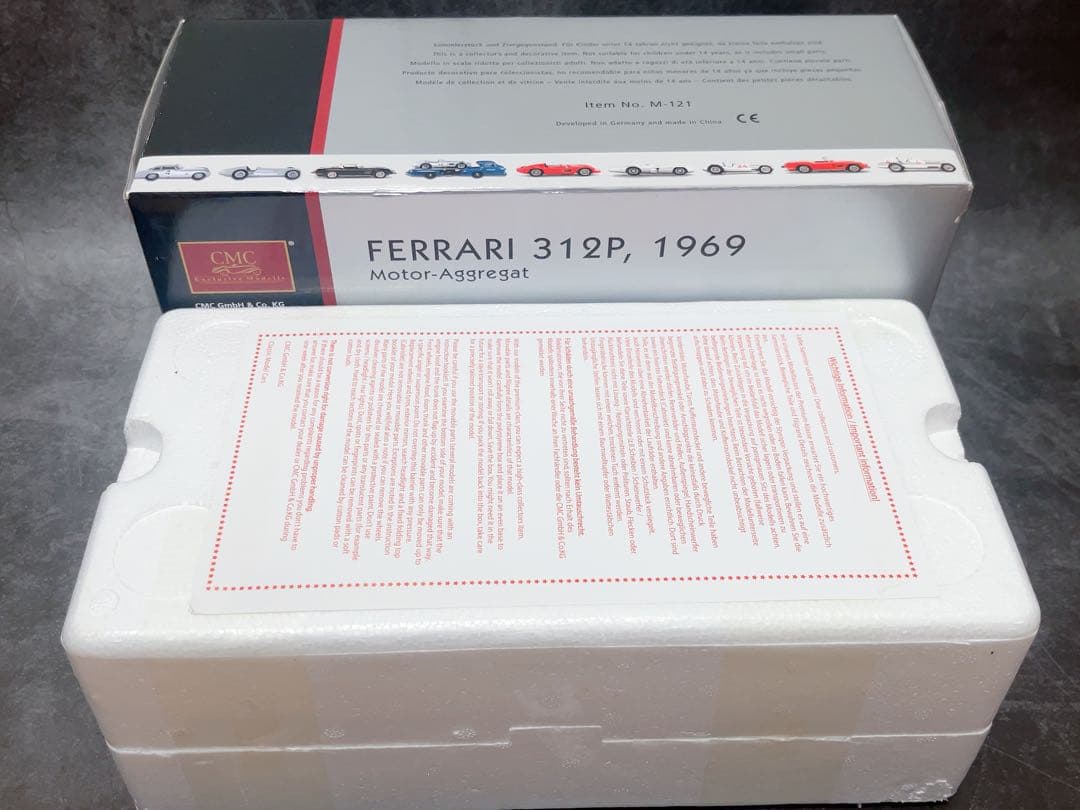1/18 CMC フェラーリ 312P 1969 ケース付きエンジン