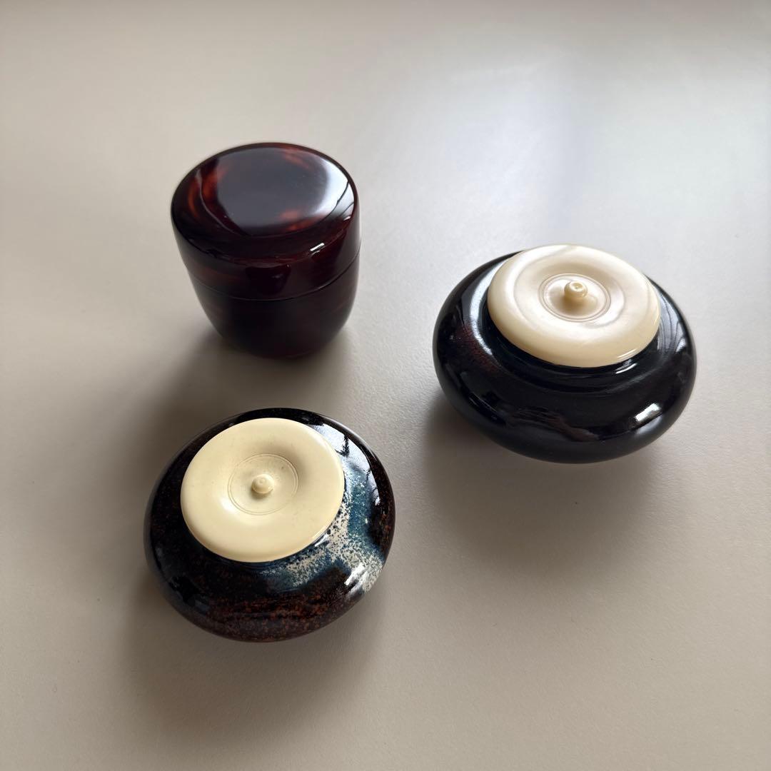 茶道具　茶入　棗　３点セット
