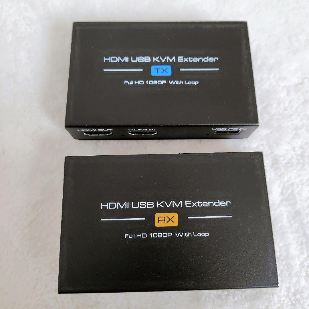 ⭐✪ USB エクステンダー HDMI USB KVM-Extender