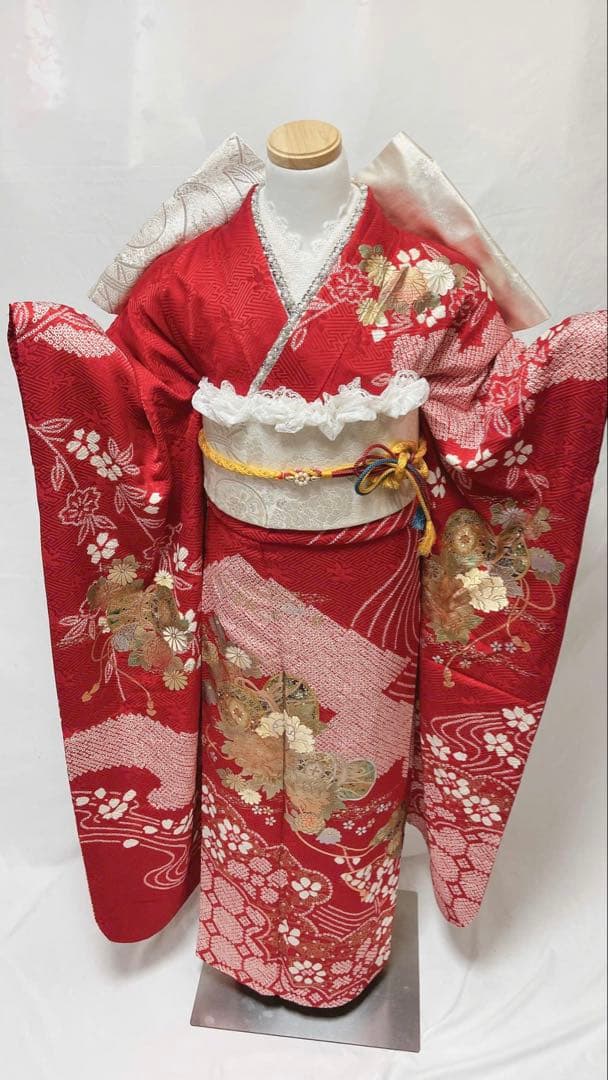 振袖 正絹　振袖フルセット　成人式　振袖6点セット