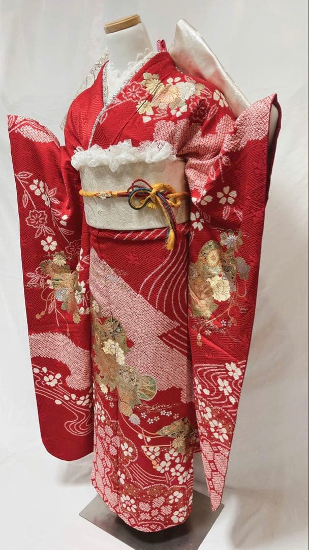 振袖 正絹　振袖フルセット　成人式　振袖6点セット