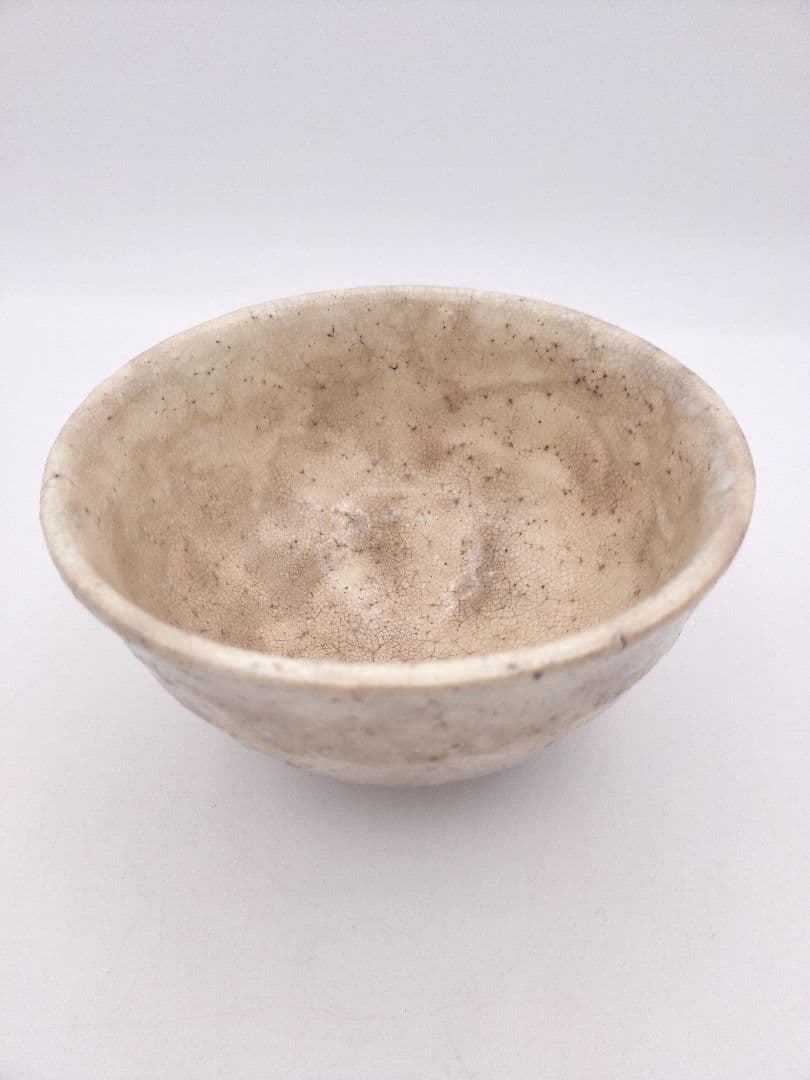 a914 茶碗 萩 岡田裕 木箱入 古物 茶道具
