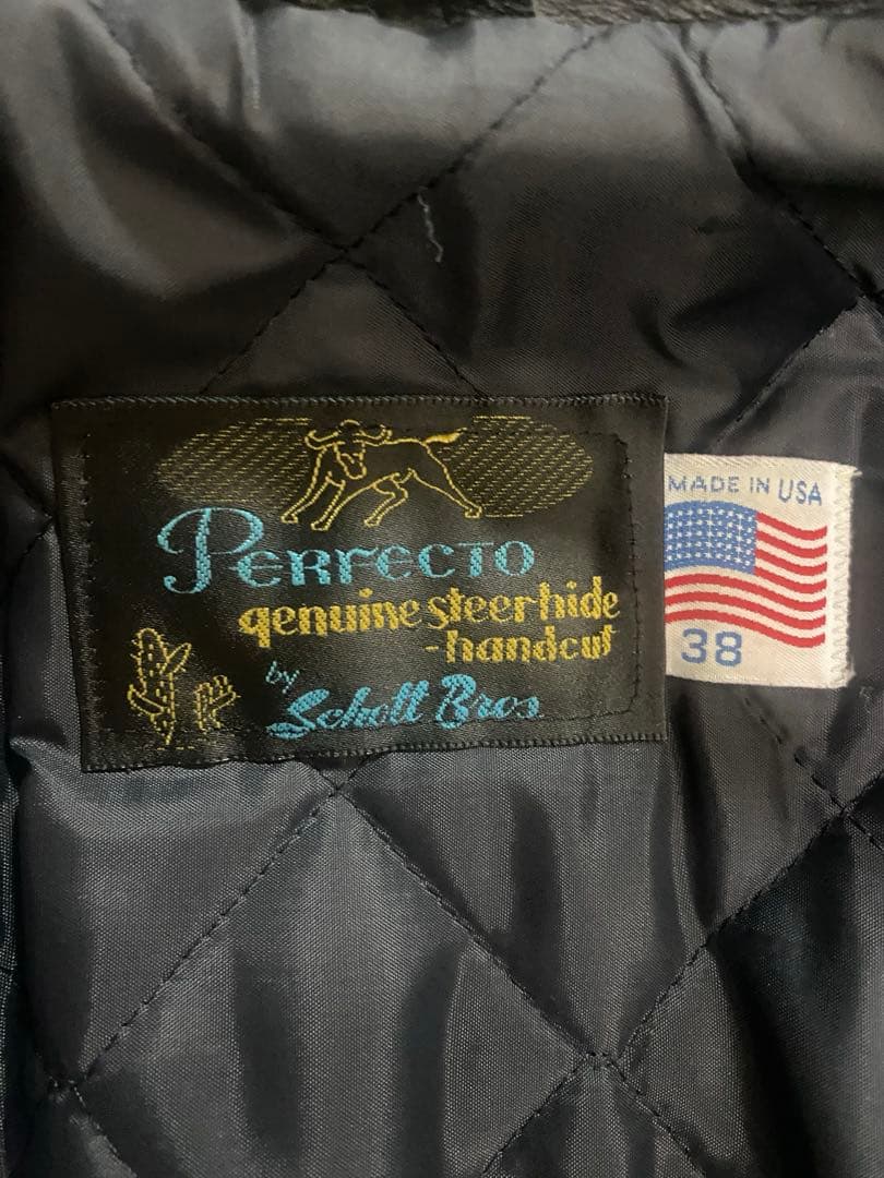 Schott 601NS ライダーズジャケット　サボテンタグ　38 アメリカ製