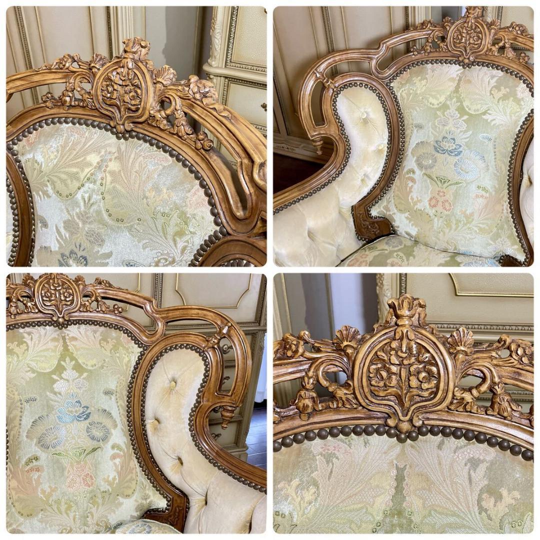 n3136r16 イタリア モビリセディア ネオクラシック シングルソファ 2脚