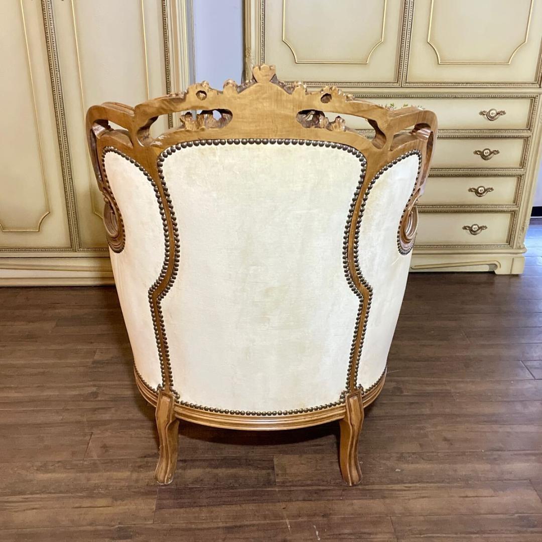 n3136r16 イタリア モビリセディア ネオクラシック シングルソファ 2脚