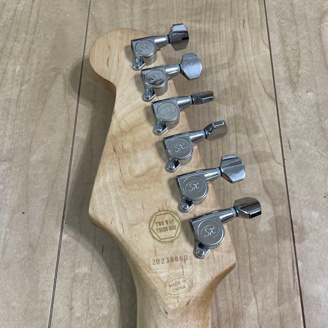 迅速な配送！安い！SX ストラトキャスタータイプ　弦高調整済み　です