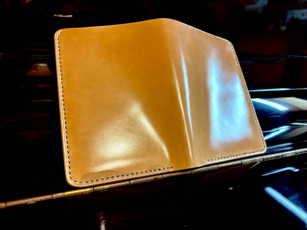 レーデルオガワ　コードバン　トラベルウォレット　パスポートケース