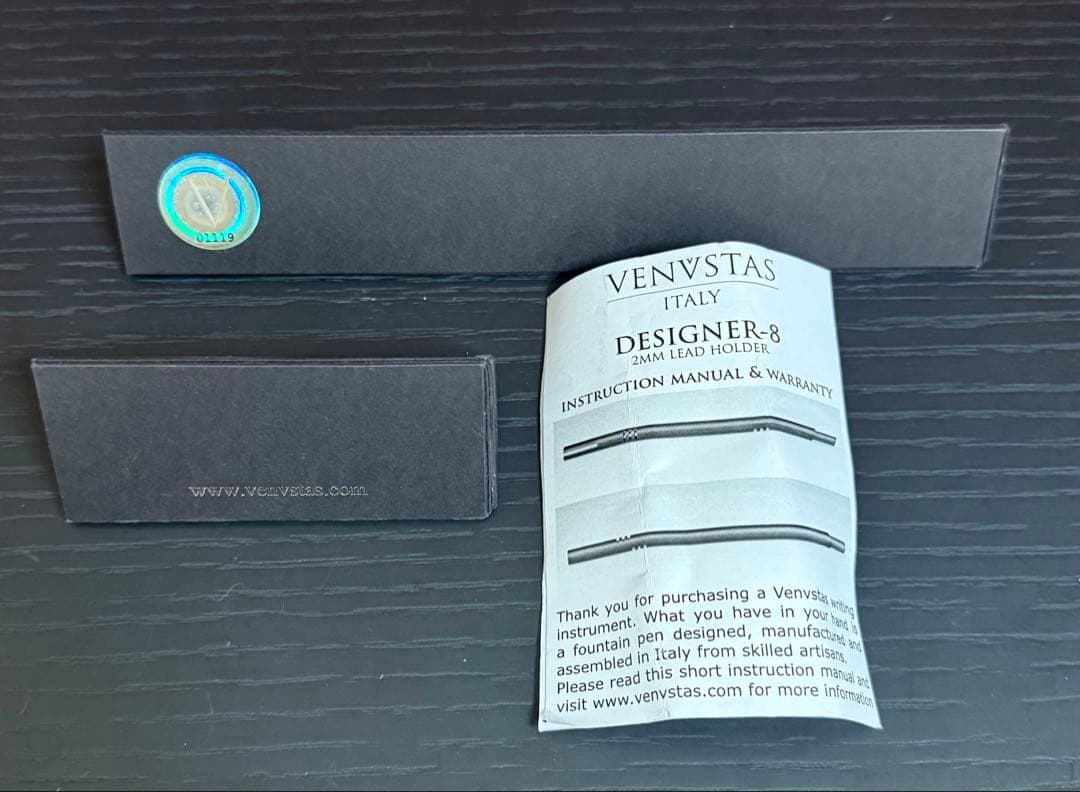 VENVSTAS DESIGNER 8 Carbon 2ミリ芯ホルダー