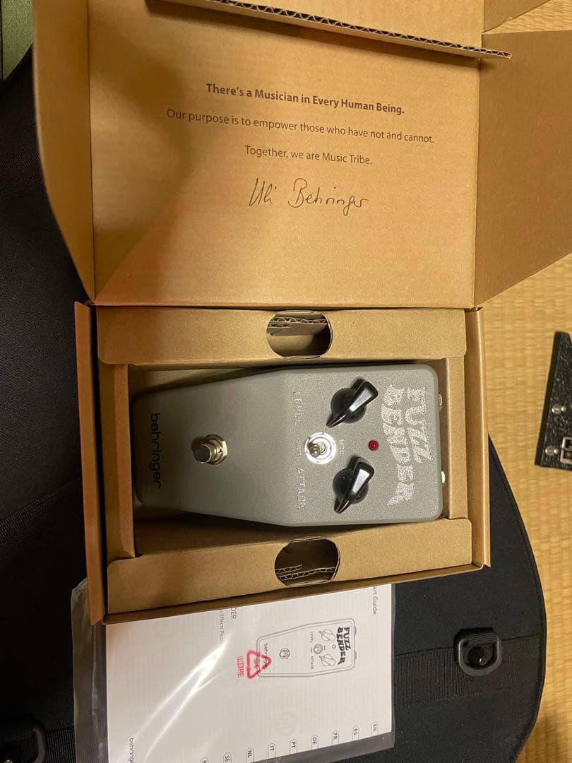 behringer fuzz bender ファズ　tone bender