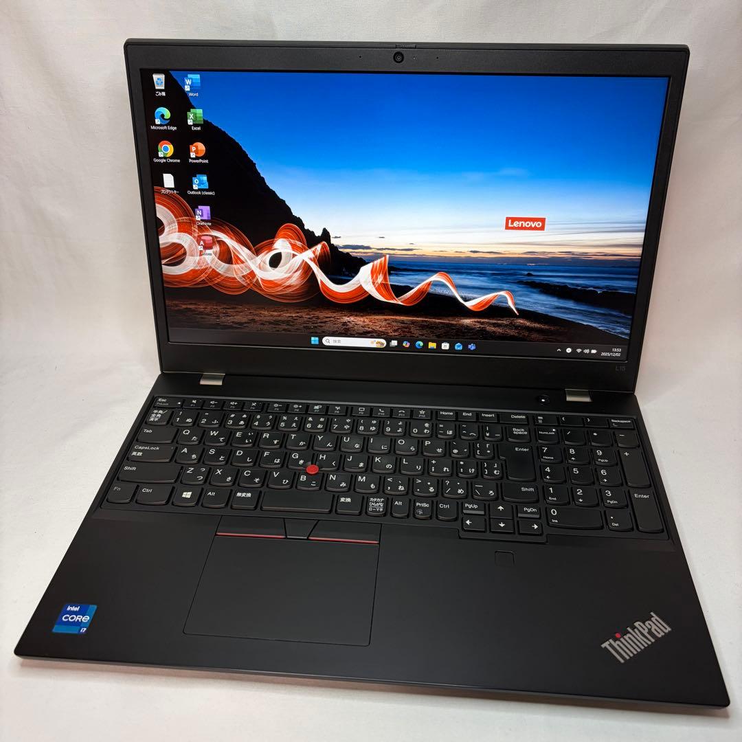 美品 ThinkPad L15 Gen2 第11世代 i7 16GB 512GB