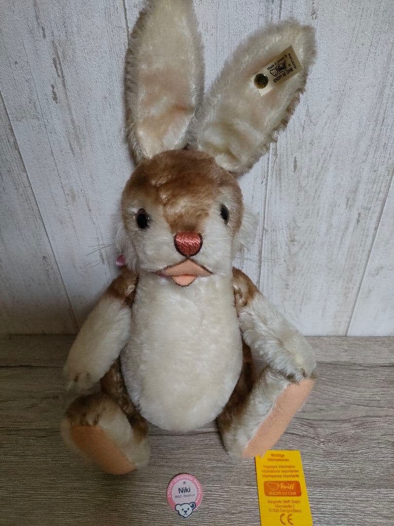 Steiff Niki 1952 Replica ぬいぐるみ　うさぎ