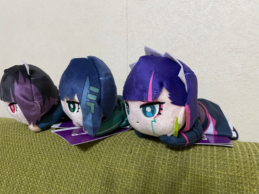 ずっと真夜中でいいのに。寝そべりぬいぐるみコンプリート3体セット　ニラちゃん