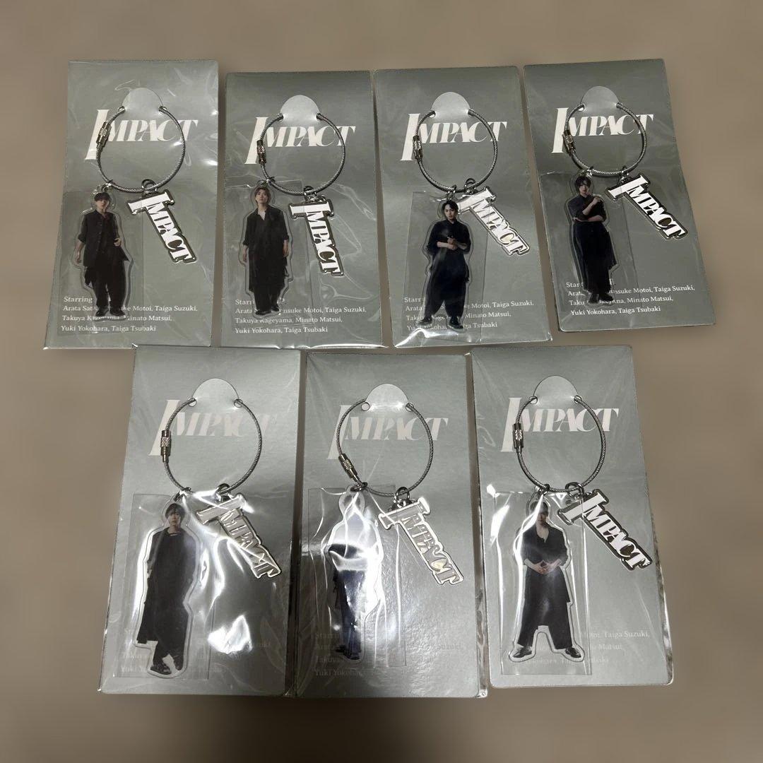 IMP. impact オリジナルキーホルダー　7種セット