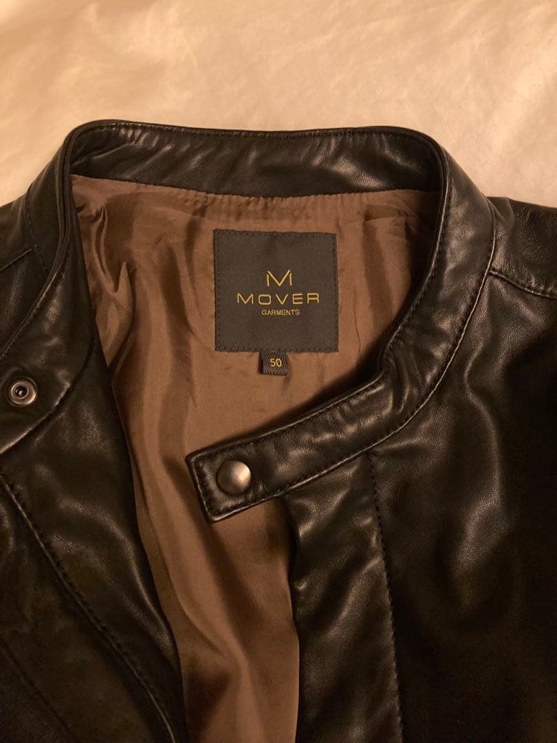MOVER 50 シングルライダースジャケット　 L相当　秋　メンズ