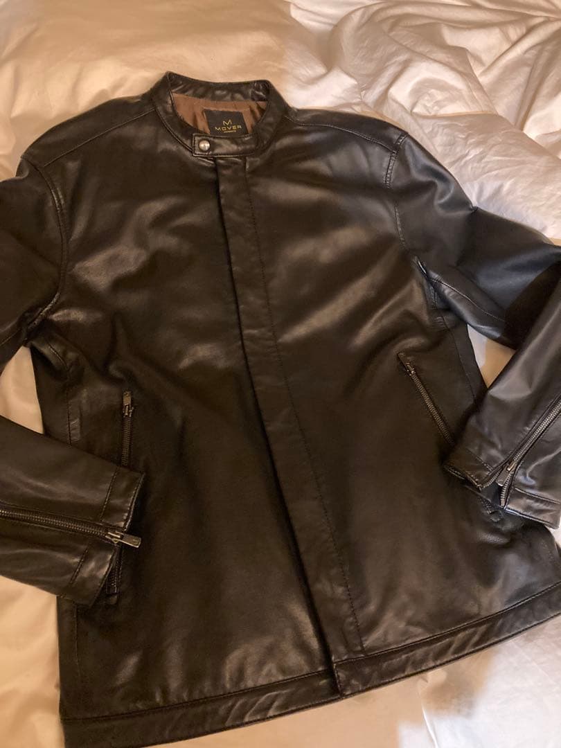 MOVER 50 シングルライダースジャケット　 L相当　秋　メンズ