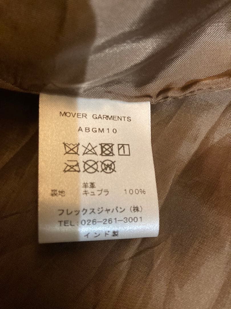 MOVER 50 シングルライダースジャケット　 L相当　秋　メンズ