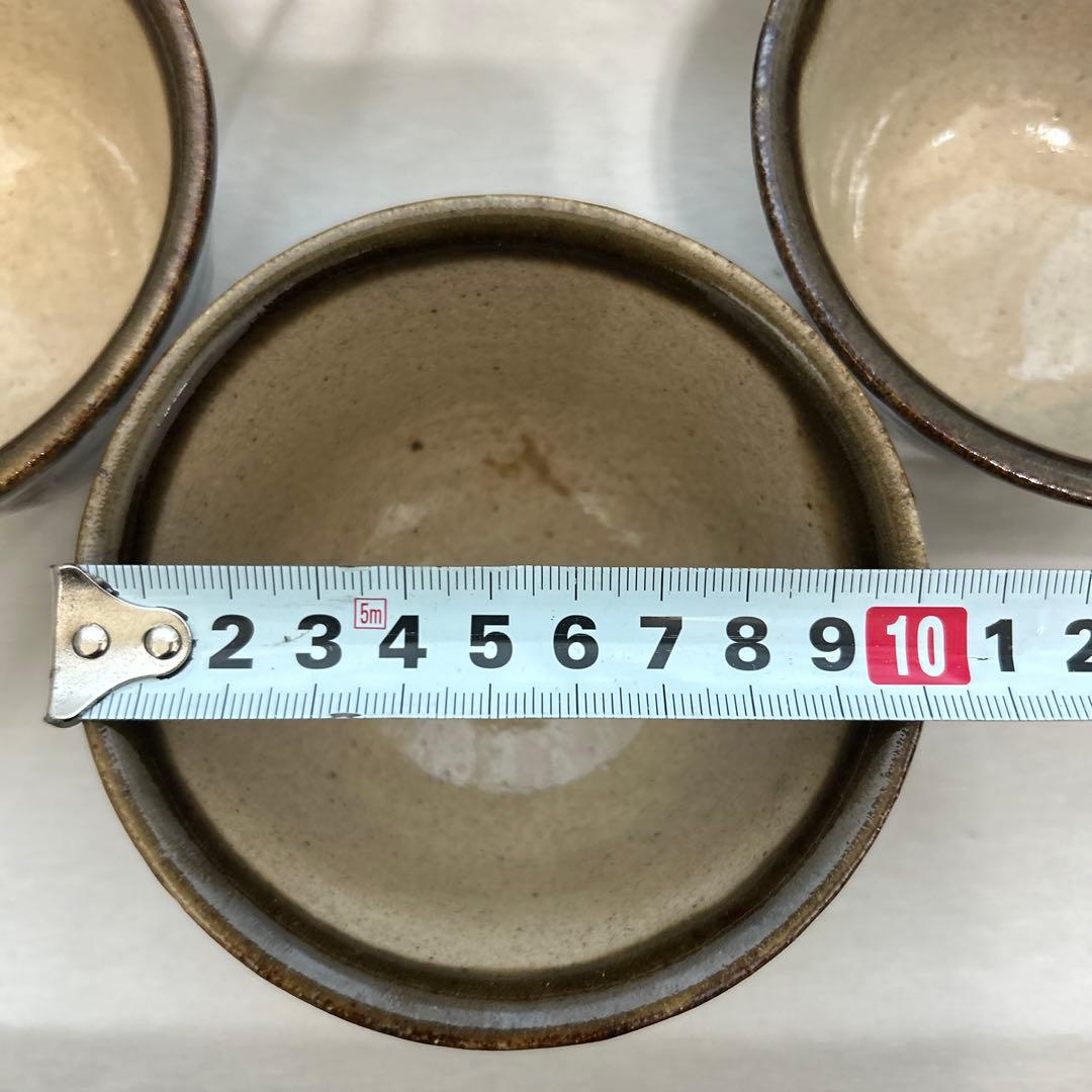 益子焼　塚本窯　茶器セット　急須　湯呑５個　 指掻き　民藝