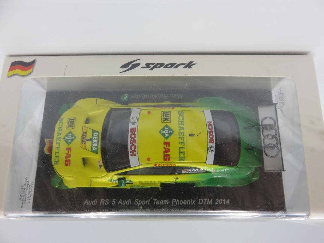 1/43スパーク　アウディRS5　DTM2014　#1 Rockenfeller