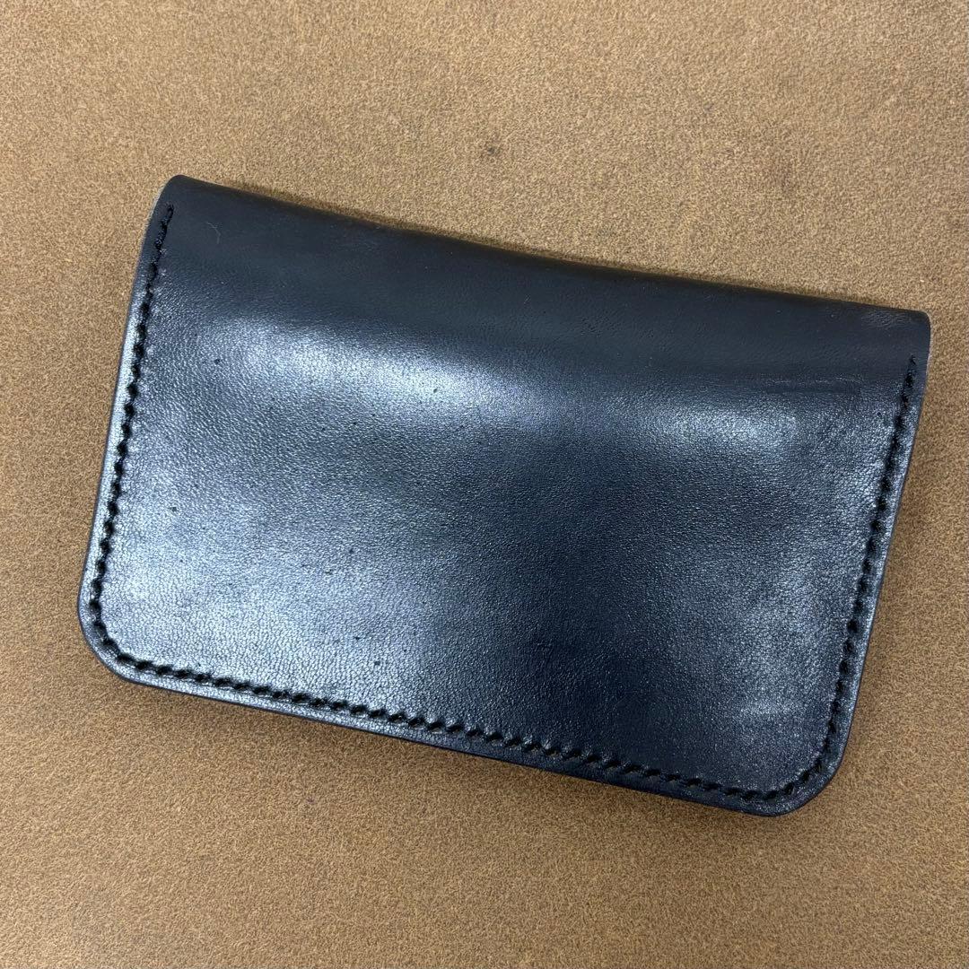 ホースバット　トラッカーウォレット　黒　茶心　2層　原厚　MARYAM