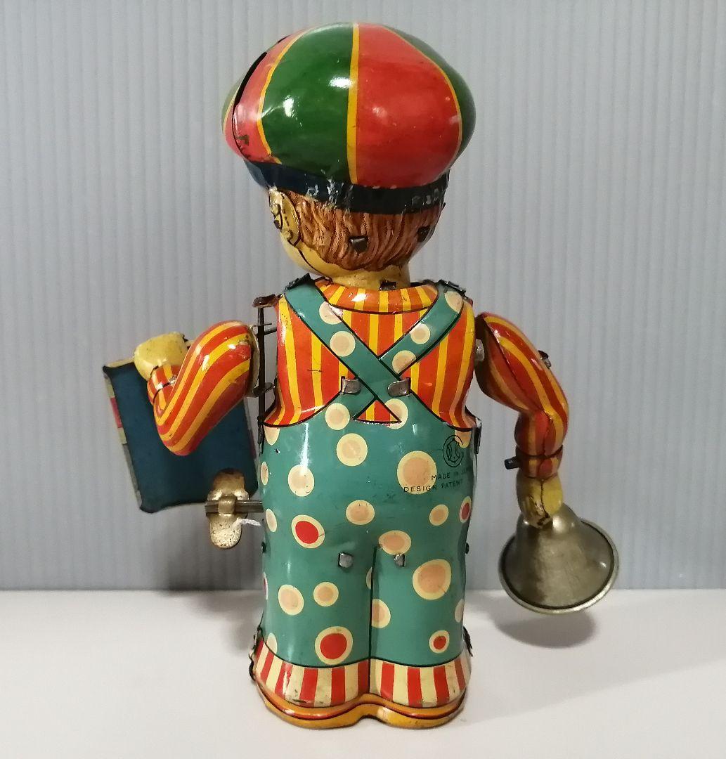 サーカスボーイ　ブリキ　ゼンマイ　日本製　日光玩具工業