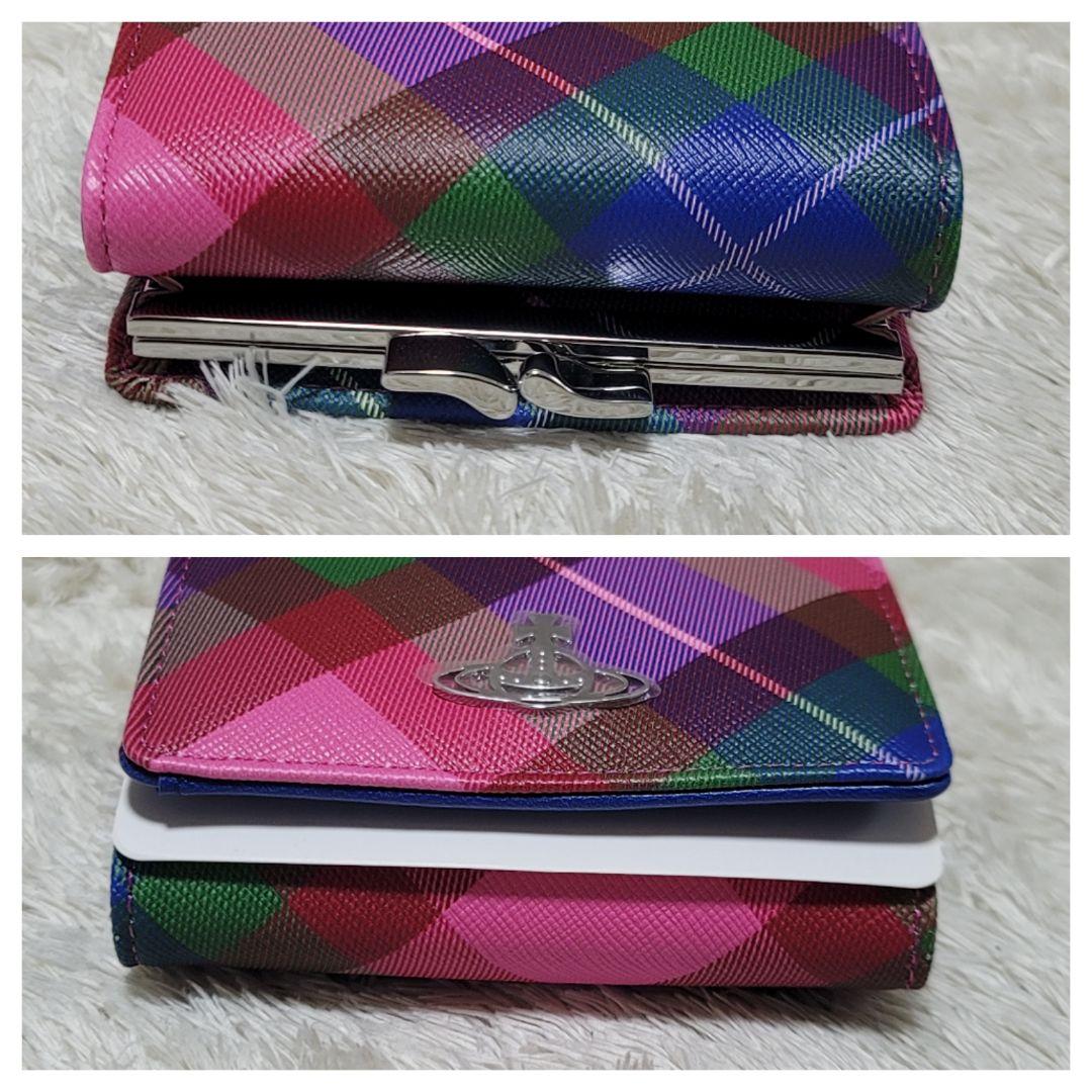 未使用✨Vivienne Westwood 三つ折り財布 タータンチェック 箱付
