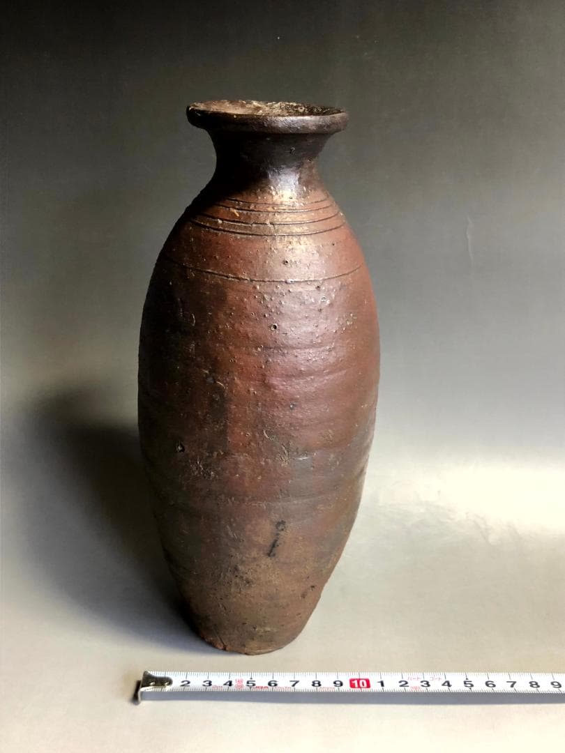 徳利■琉球南蛮焼花生 荒磯 鬼ノ腕徳利(タワカサー) 壺屋焼 花瓶古壷 時代物■