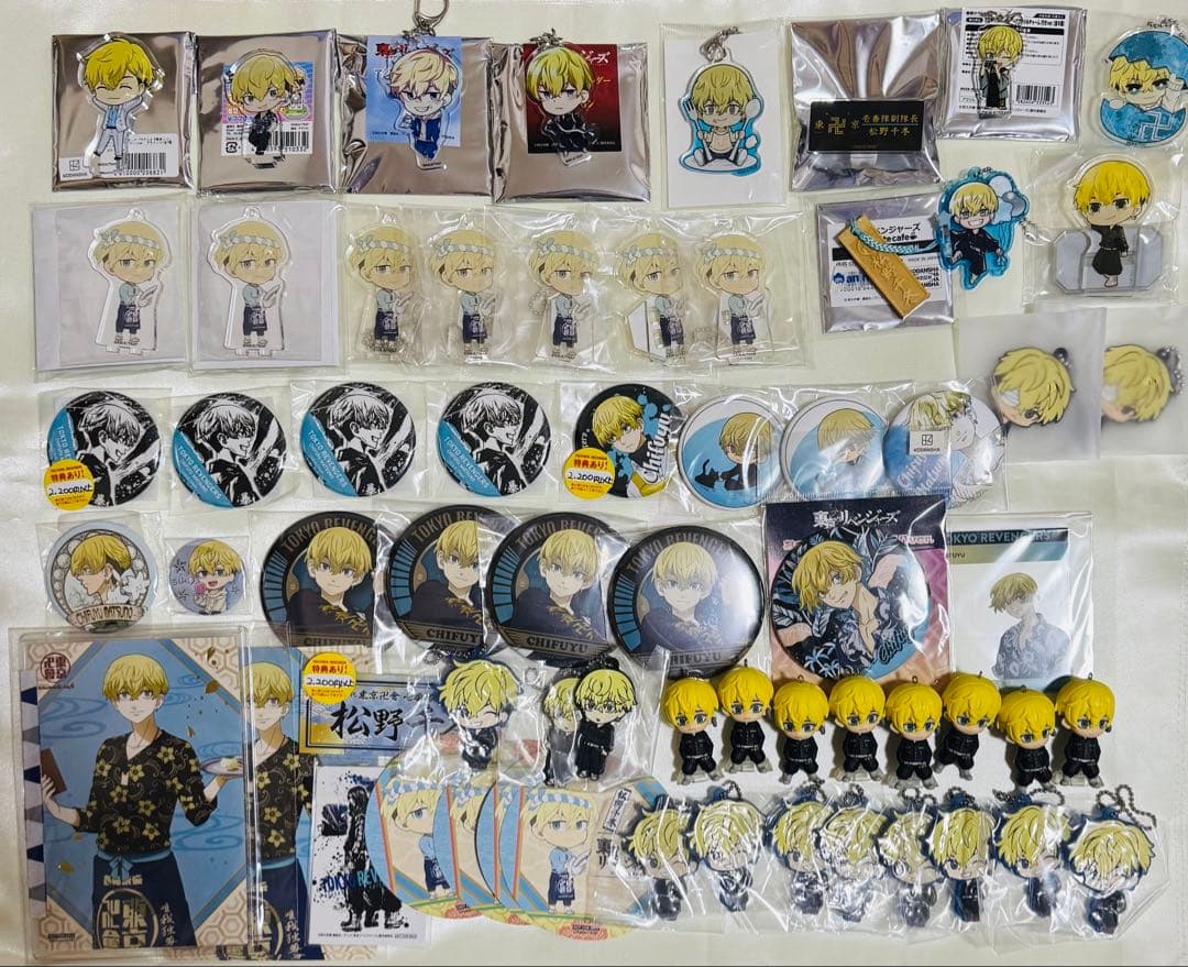 東京リベンジャーズ　松野千冬　東リベ　缶バッジ　アクリルスタンド　ポストカード等