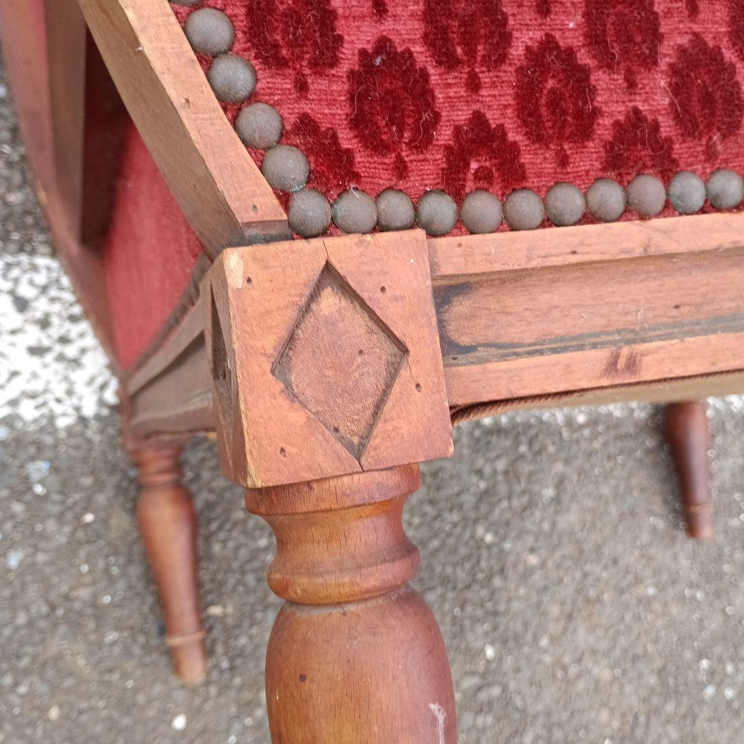 4701)ジャン・ロシェ　1人掛け　１Pソファー　フランスヴィンテージ