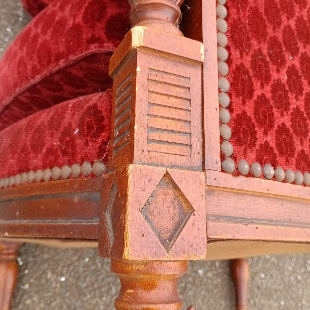 4701)ジャン・ロシェ　1人掛け　１Pソファー　フランスヴィンテージ