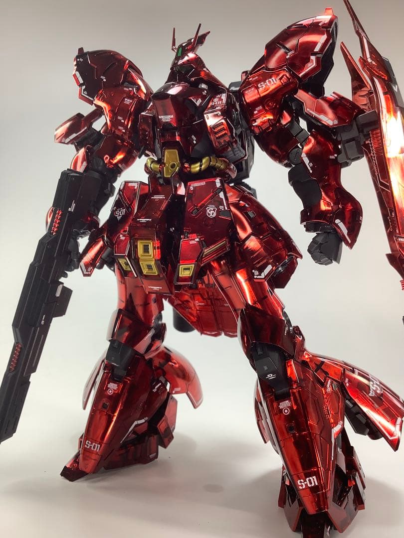 ガンダムベース限定 RG MSN-04 SAZABI 【メカニカルコアメッキ】
