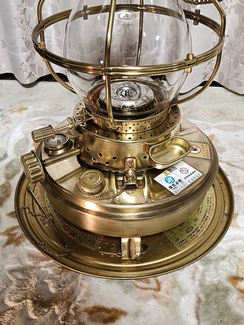 【美品】ニッセン石油ストーブ ゴールドフレーム IS-3NE 復刻版
