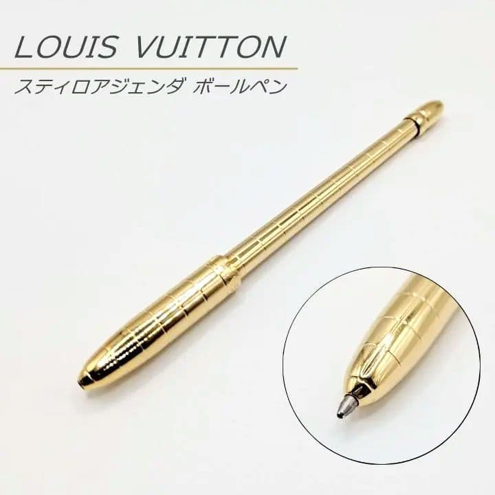 ルイヴィトン スティロアジェンダ ボールペン GM ゴールド 手帳用