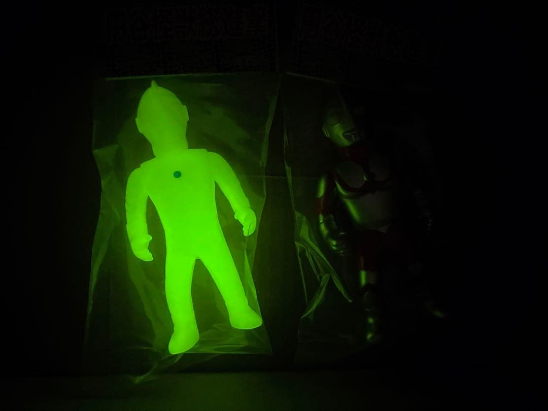 サンガッツ本舗 ウルトラマン（怪獣大決戦版） 2点セット 未開封 ソフビ 蓄光